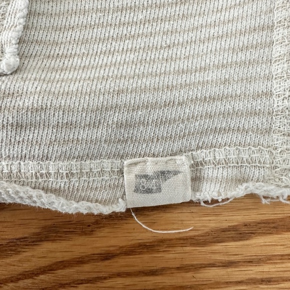 Blue 84 Beige & Tan Striped Jackson Hole French Terry Hoodie, Size Small - Picture 4 of 7